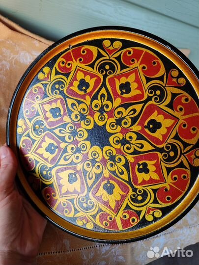 Интерьерная тарелка СССР композит