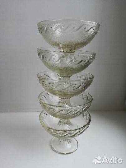 Рюмки стопки креманки стекло СССР