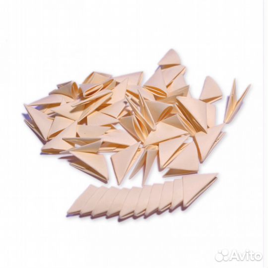Набор готовых треугольных модулей для оригами