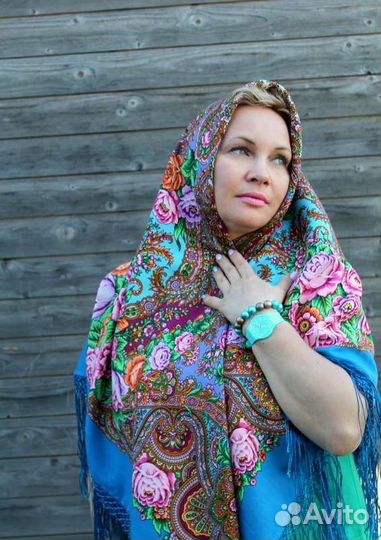 Новый Павлопасадский платок-шаль