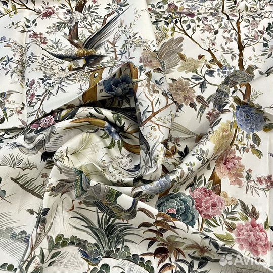 Шелковый платок Dior Jardin d'Hiver