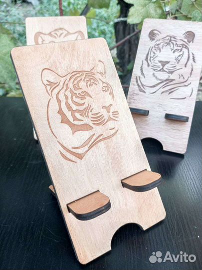 Король и шут подставки для телефона деревянные