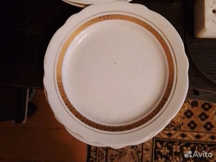 Фарфоровые тарелки ссср,сервиз дулёво
