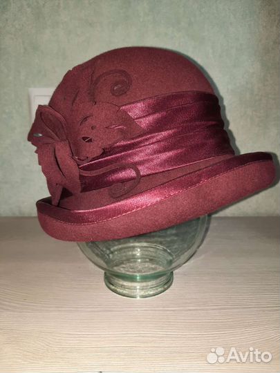 Шляпка женская фетровая