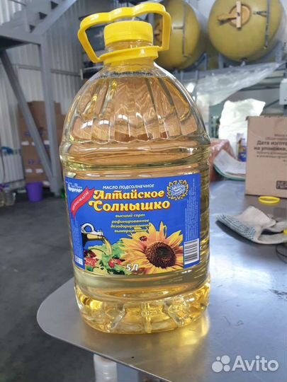 Масло подсолнечное рафинированное в/с гост