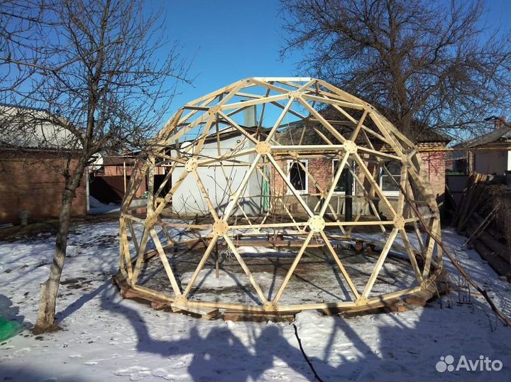 Купольный сферический шатер