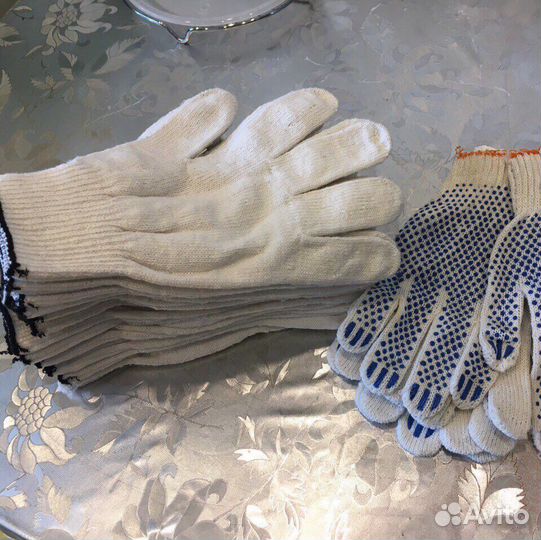 Губка стальная, губка поролон, перчатки разные