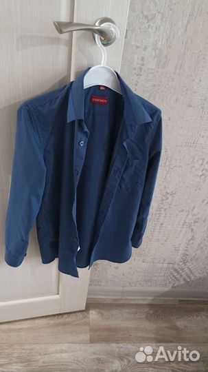 Рубашка школьная рост 128-134 для мальчика