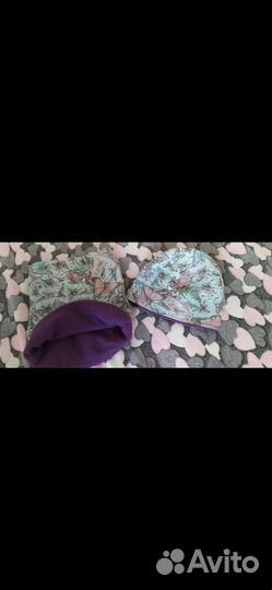 Шапка и снуд на флисе(зима)