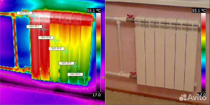 Тепловизор. Обследование Тепловизором.Услуги тепло