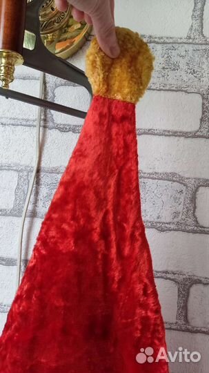 Винтажный гном из плюша