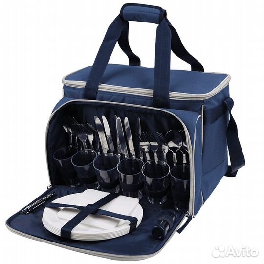 Арктика Термосумка с набором для пикника с посудой