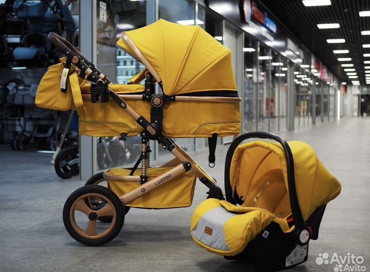 Коляска 3 в 1 Люксмам 518