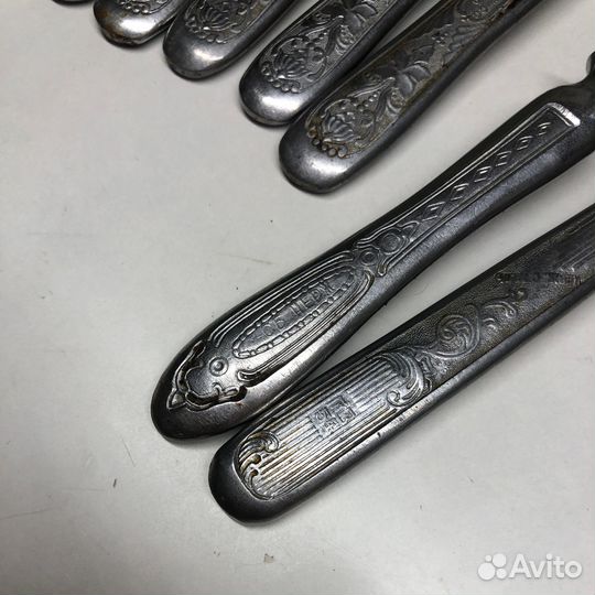 Вилки СССР нерж, з-д им.Кирова / 8шт