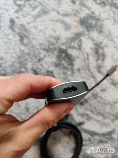 Док станция хаб Vention 7в1