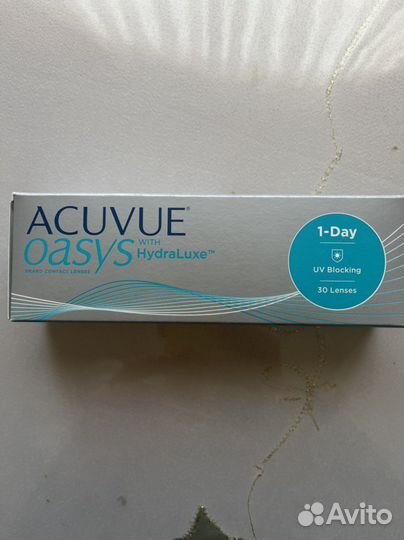 Линзы контактные acuvue oasys 1 day