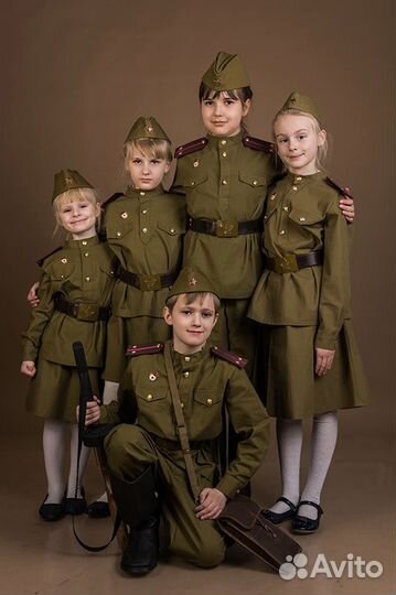 Военный костюм солдата, солдатки, форма СССР