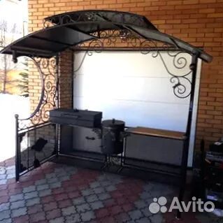 Мангал С крышей