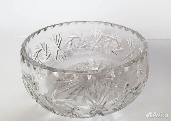 Хрустальная ваза салатница, конфетница СССР