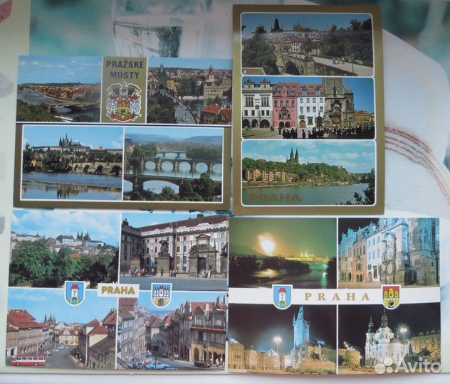 Открытки Прага 70 е годы