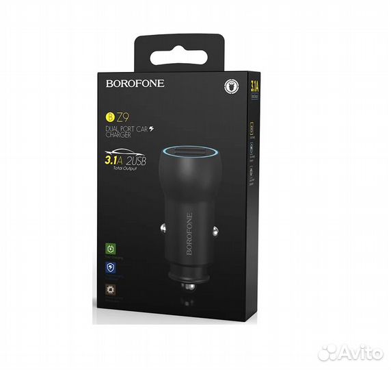 Автомобильное зарядное устройство Borofone BZ9