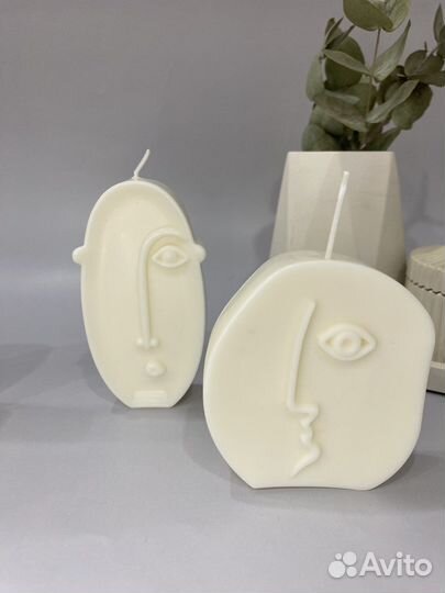 Свечи фигурные каменное лицо