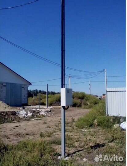 Монтаж трубостоек