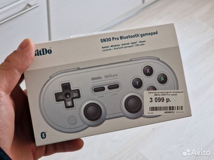 Геймпад 8bitdo sn30 pro Bluetooth