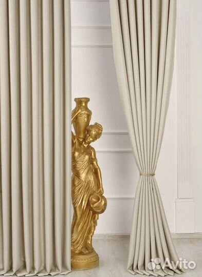 Шторы блэкаут рогожка