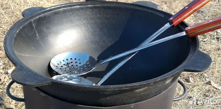 Узбекский чугунный казан 12л