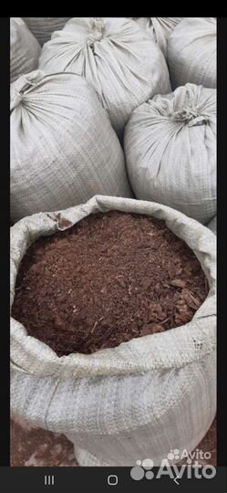 Перегнои конский в мешках