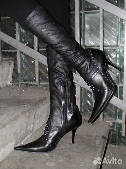 Винтажные сапоги чулки