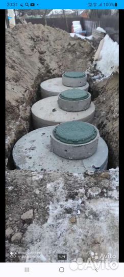 Септик из бетонных колец