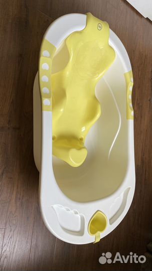 Ванночка для купания с горкой Happy baby