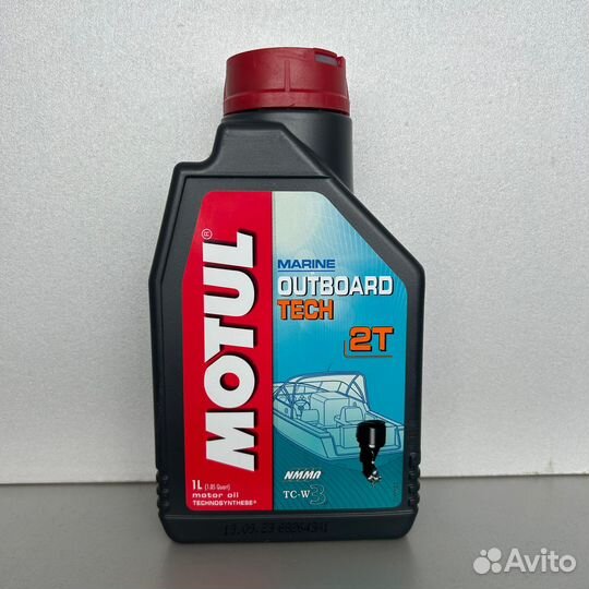 Масло motul outboard tech 2T 1л