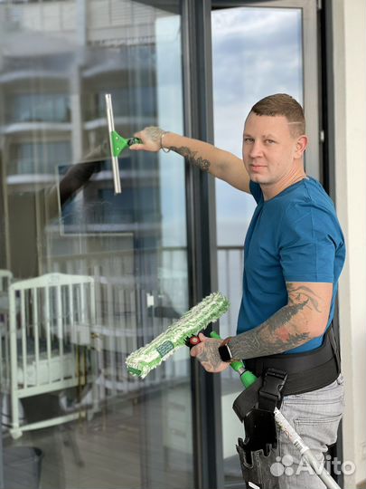 Мойка окон и фасадов зданий