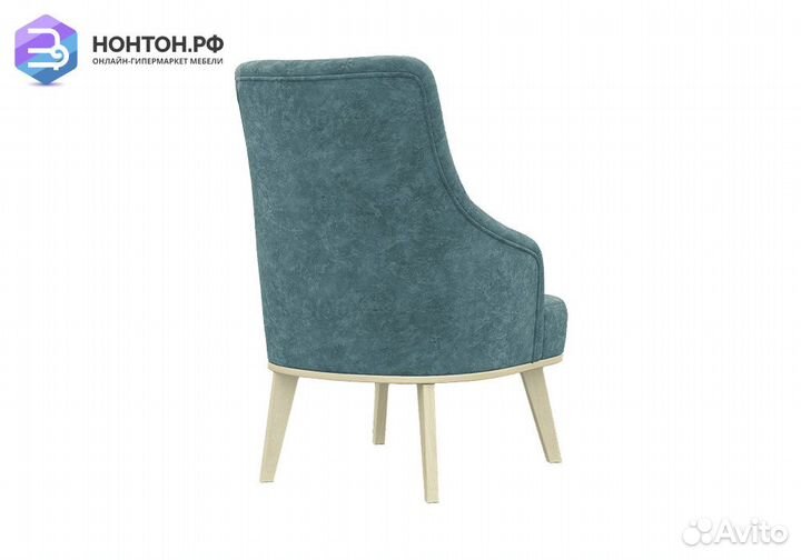 Кресло с высокой спинкой Комфорт-5 синее