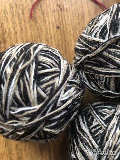 Чистошерстяная пряжа для вязания пакетом