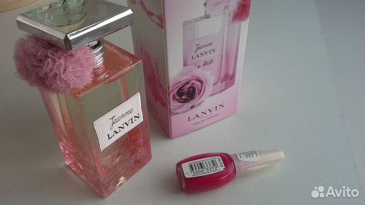 Лот парфюм Lanvine Jane и лак д/ногтей Maybelline