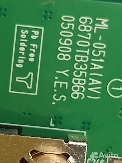 Материнская плата 68070TB35B66 ML-051A(AV)