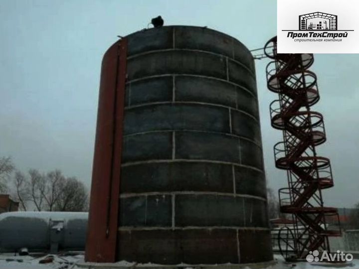 Резервуар вертикальный стальной рвс -1000м3