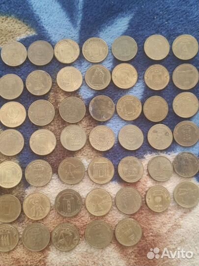 Коллекция 10 рублевых монет