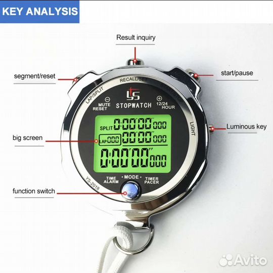 Секундомер StopWatch профессиональный