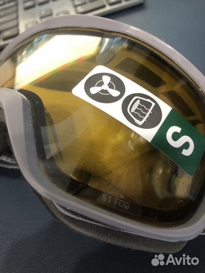 Горнолыжные очки wedze s1 желтые