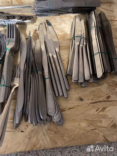 Вилки, ложки, ножи для кафе, столовой