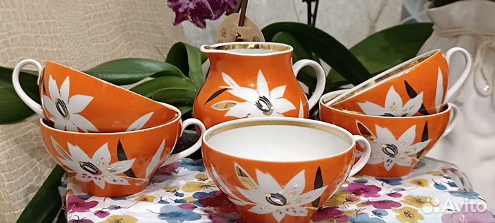 Сервиз Тигровая лилия Дулëво