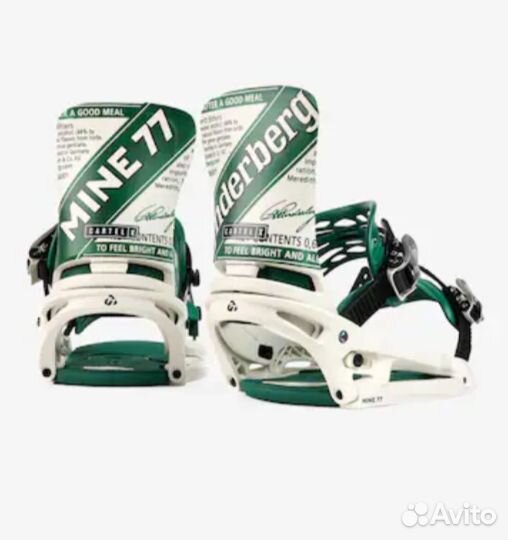 Сноуборд. крепления Burton mine77 x Cartel X EST