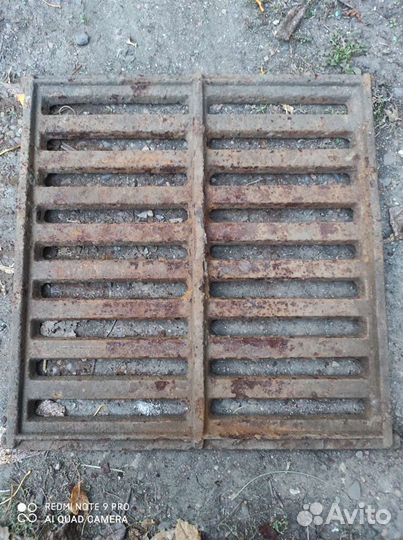 Чугунные щелевые полы и колосник для печки