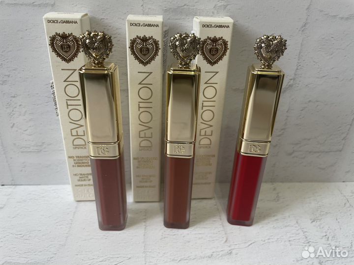 Dolce gabbana devotion жидкая помада-мусс