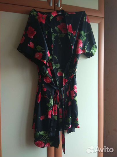 Халат-кимоно женский